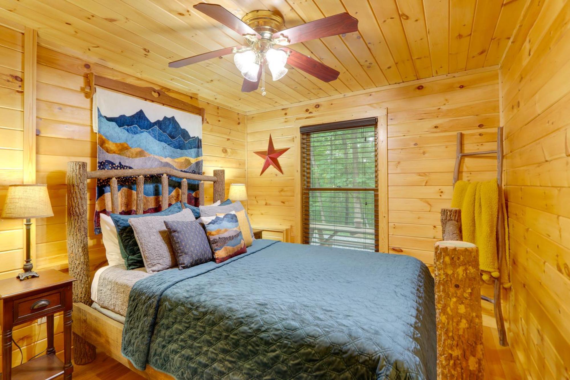 Log With Hot Tub And Game Room! * Blue Ridge